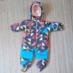 Patagonia Kids One Piece in Blue, Pink, and Gold